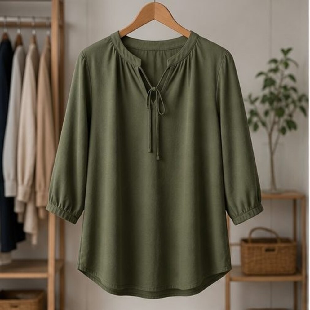 Camel Tunic Blouse